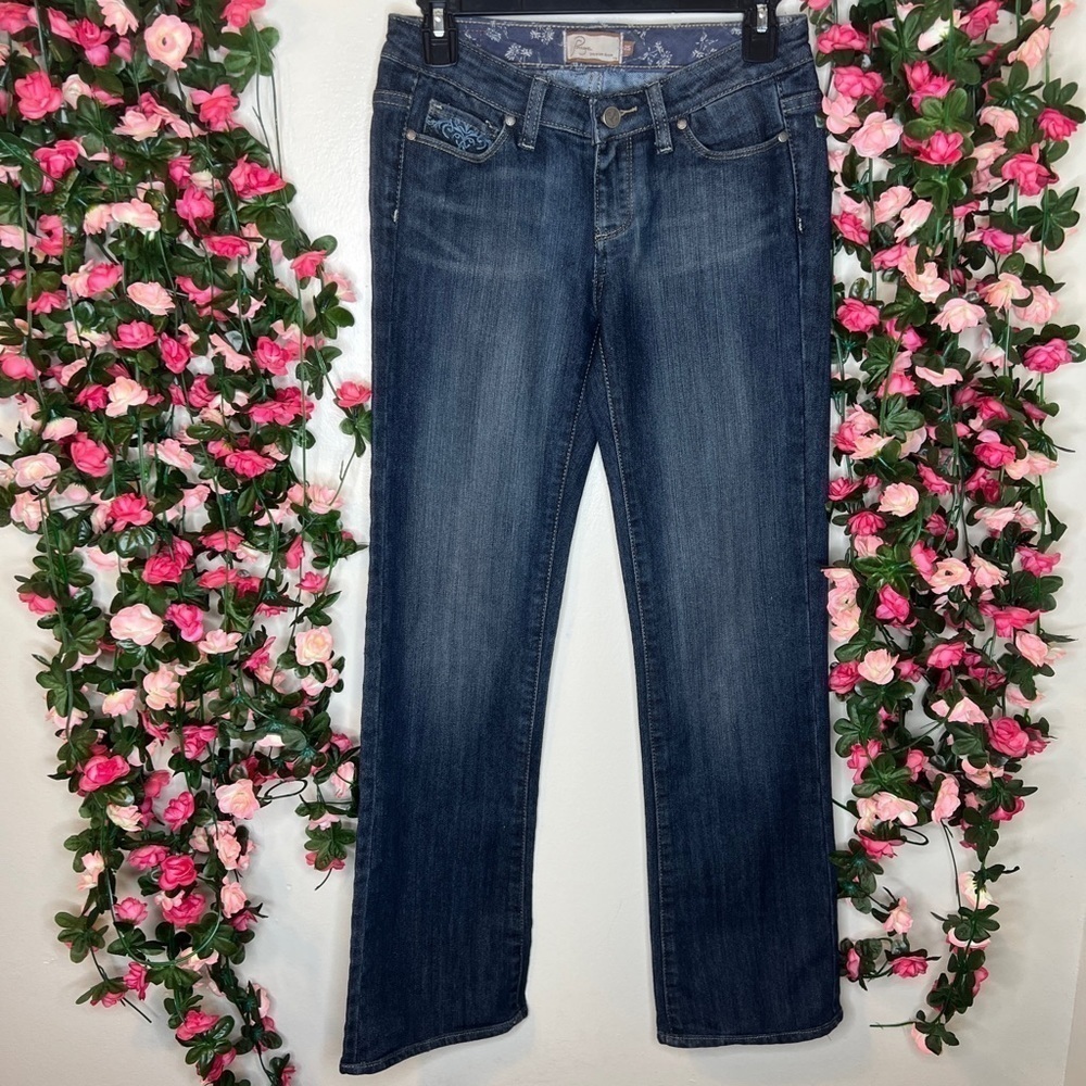 Paige Dark Wash Benedict Canyon Blue Women’s Jeans 25 Stretch Comfort Denim